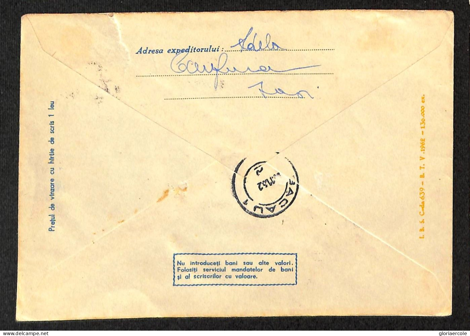 Af3770  - ROMANIA - POSTAL HISTORY - Postal Stationery Cover -ROWING Canoes-1963 - Canoa