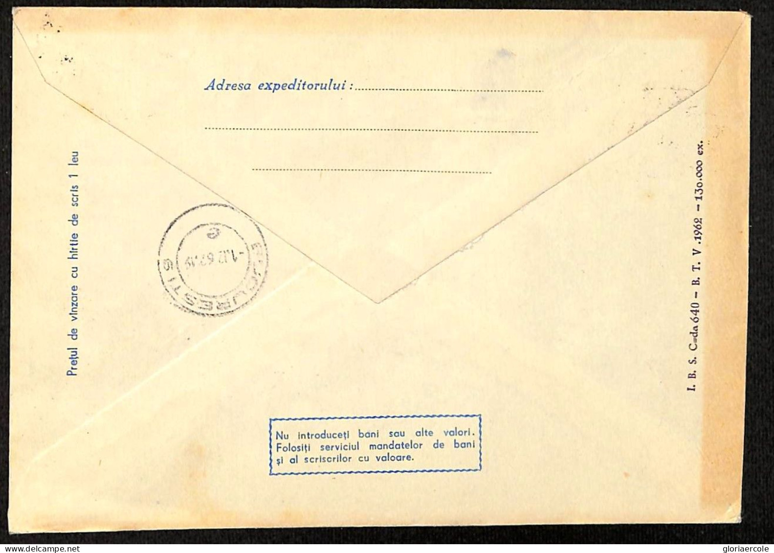 Af3775  - ROMANIA - POSTAL HISTORY - Postal Stationery Cover - ROWING Canoes - Canoa