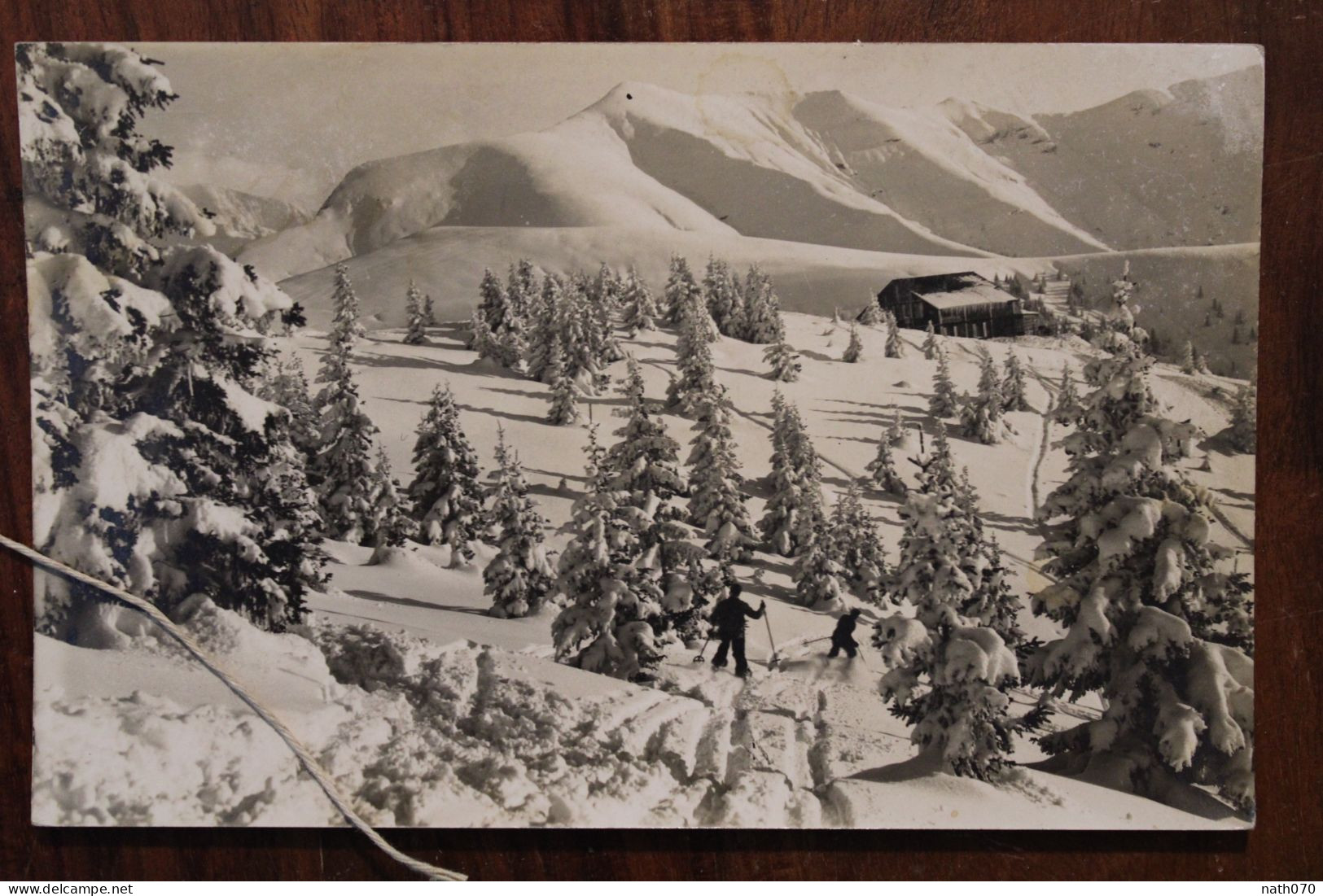 AK 1920's Cpa Ski Montagne Neige - Wintersport