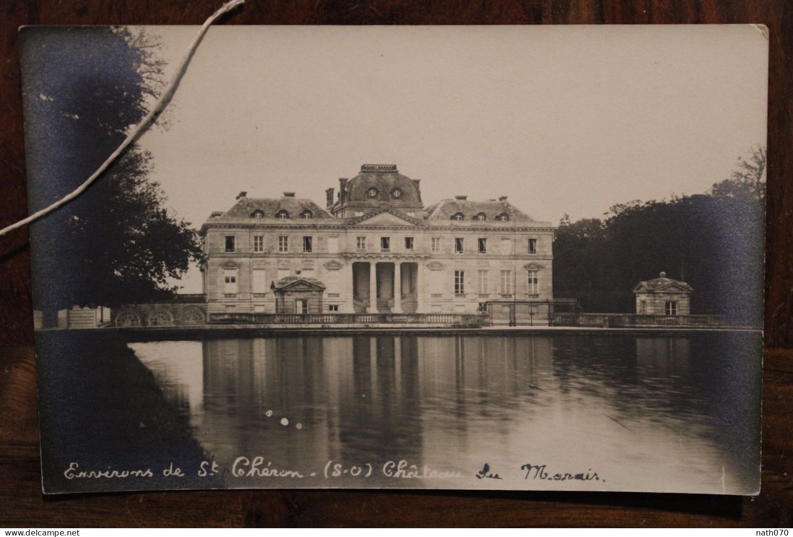 AK 1920's Carte Photo Chateau Du Marais St Saint Chéron - Saint Cheron