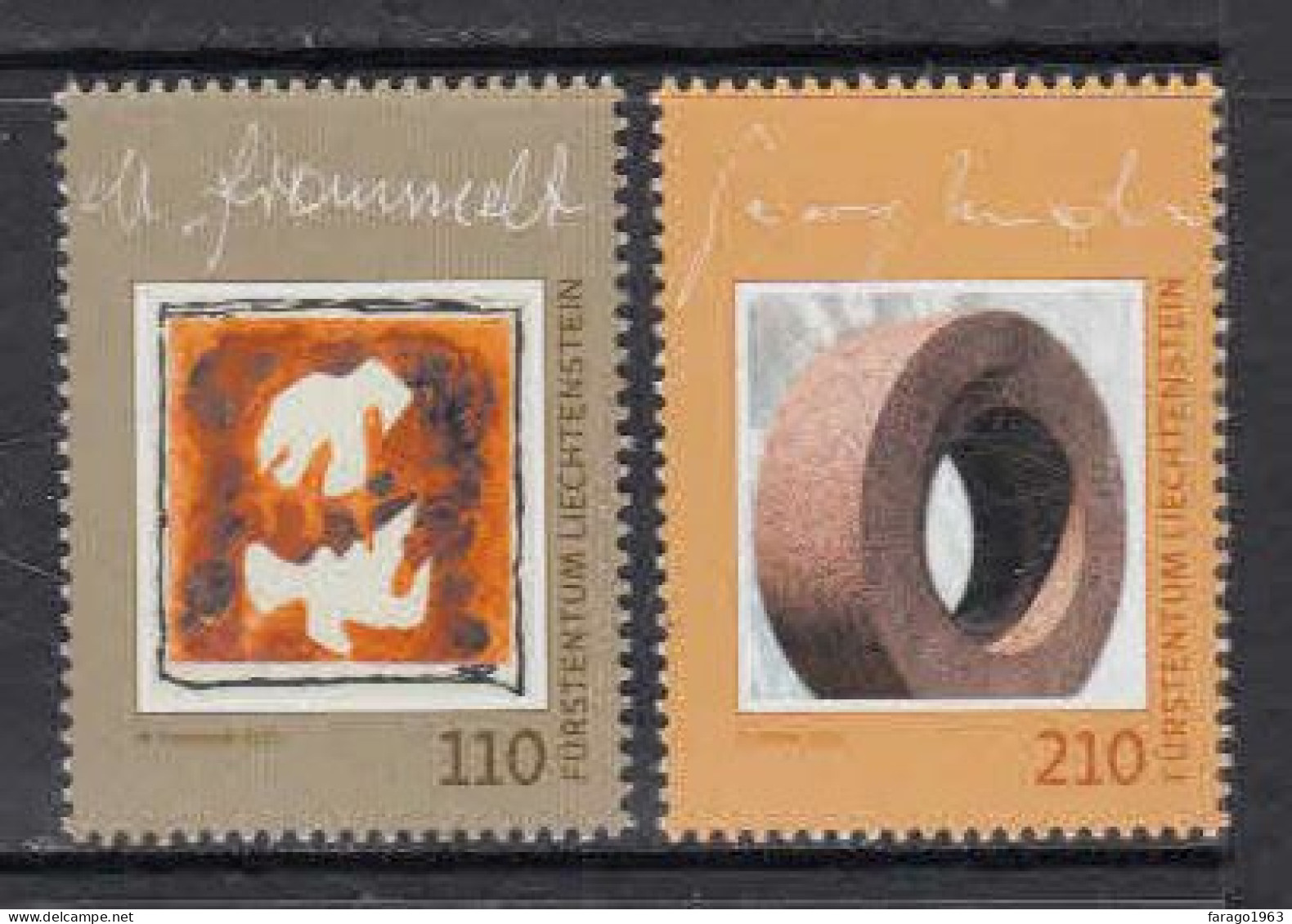 2023 Liechtenstein Fine Art Museum  Complete Set Of 2  MNH @ BELOW FACE VALUE - Ongebruikt