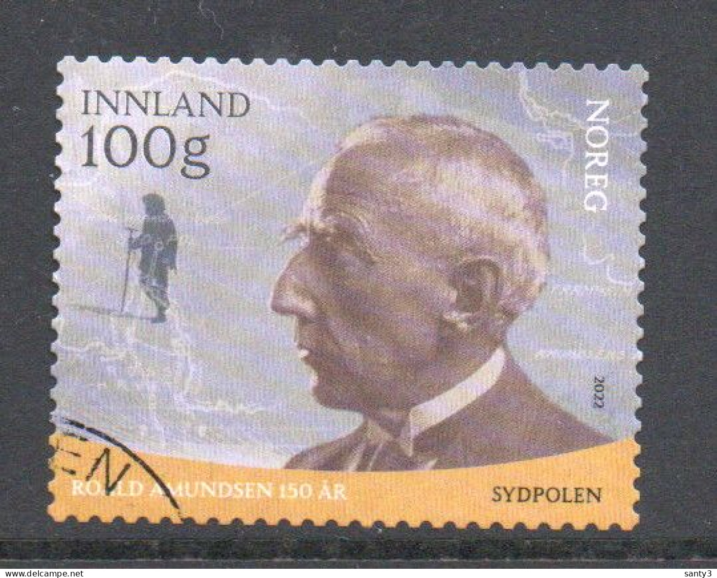 Noorwegen 2022 Yv 2004 Hoge Waarde, Gestempeld - Used Stamps