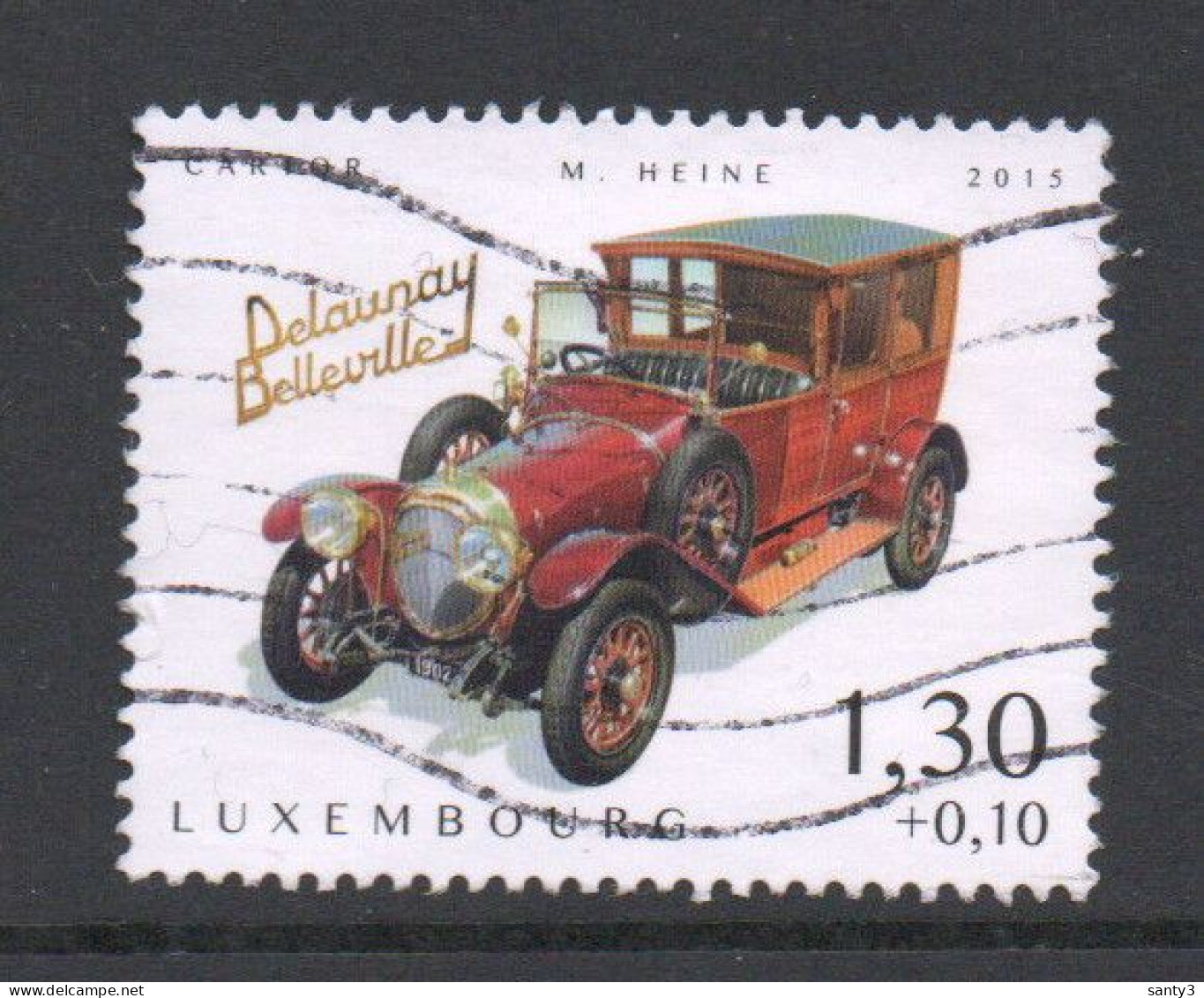 Luxemburg 2015 Yv 2015, Toeslag Gestempeld - Used Stamps