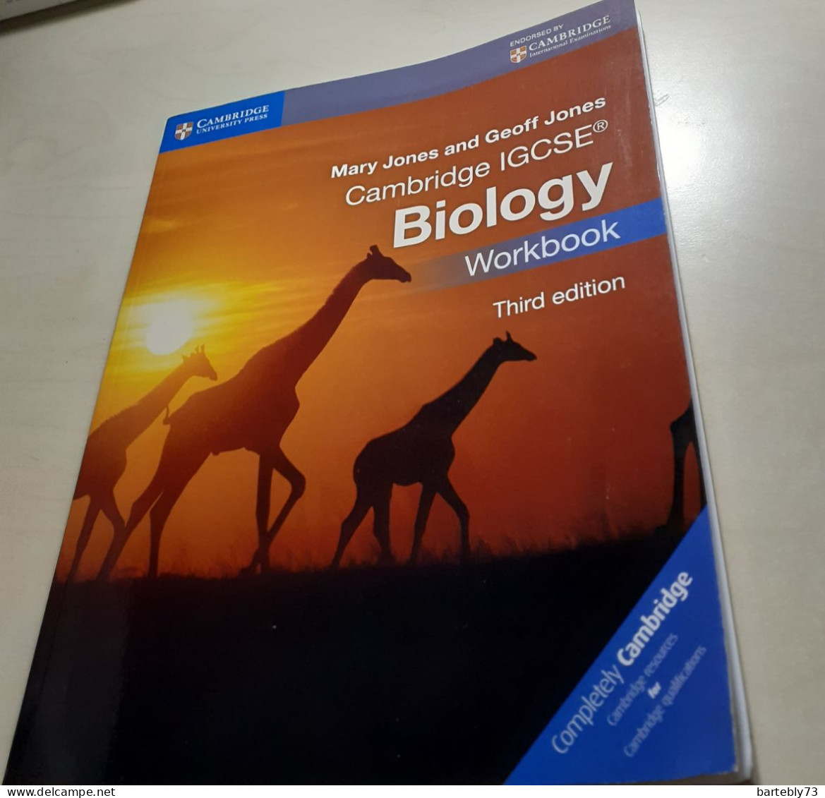 "Cambridge IGCSE Biology Workbook" Di M. Jones - Geoff Jones - Andere & Zonder Classificatie