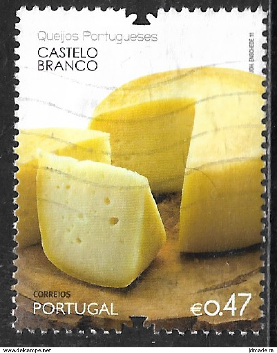 Portugal – 2011 Cheese 0,47 Euros Used Stamp - Gebraucht