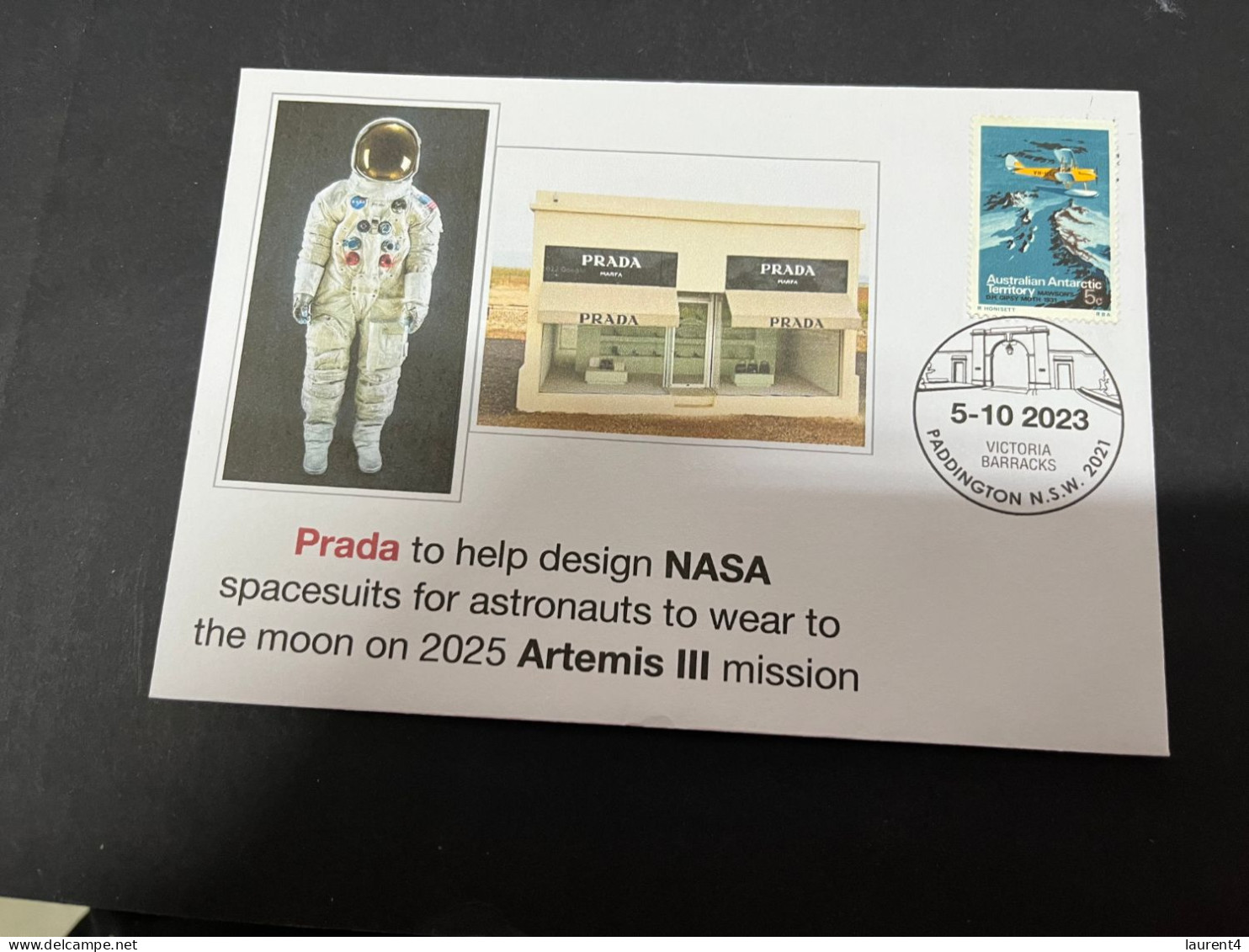 9-10-2023 (3 U 42) PRADA To Help Design Spacesuits To Wear For NASA Astraunauts For 2025 ARTMIS III Mission - Oceania