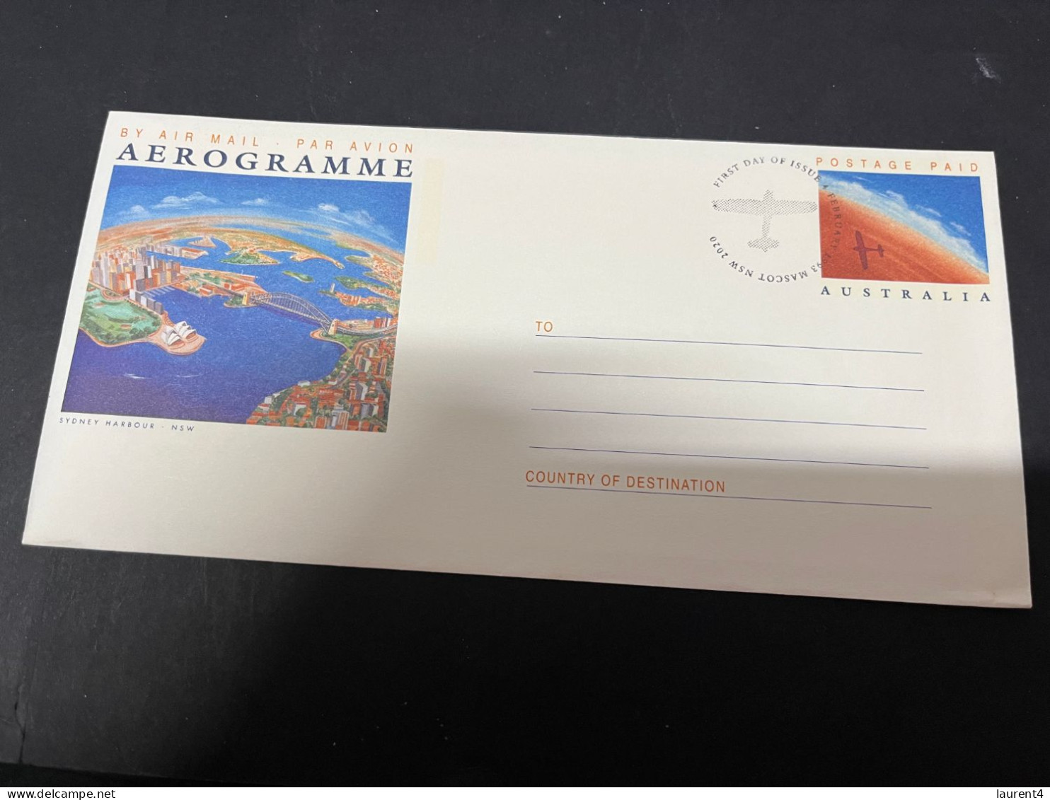 8-10-2023 (3 U 44) Australia Aerogramme (5) UNESCO (1993) - Aerogramas