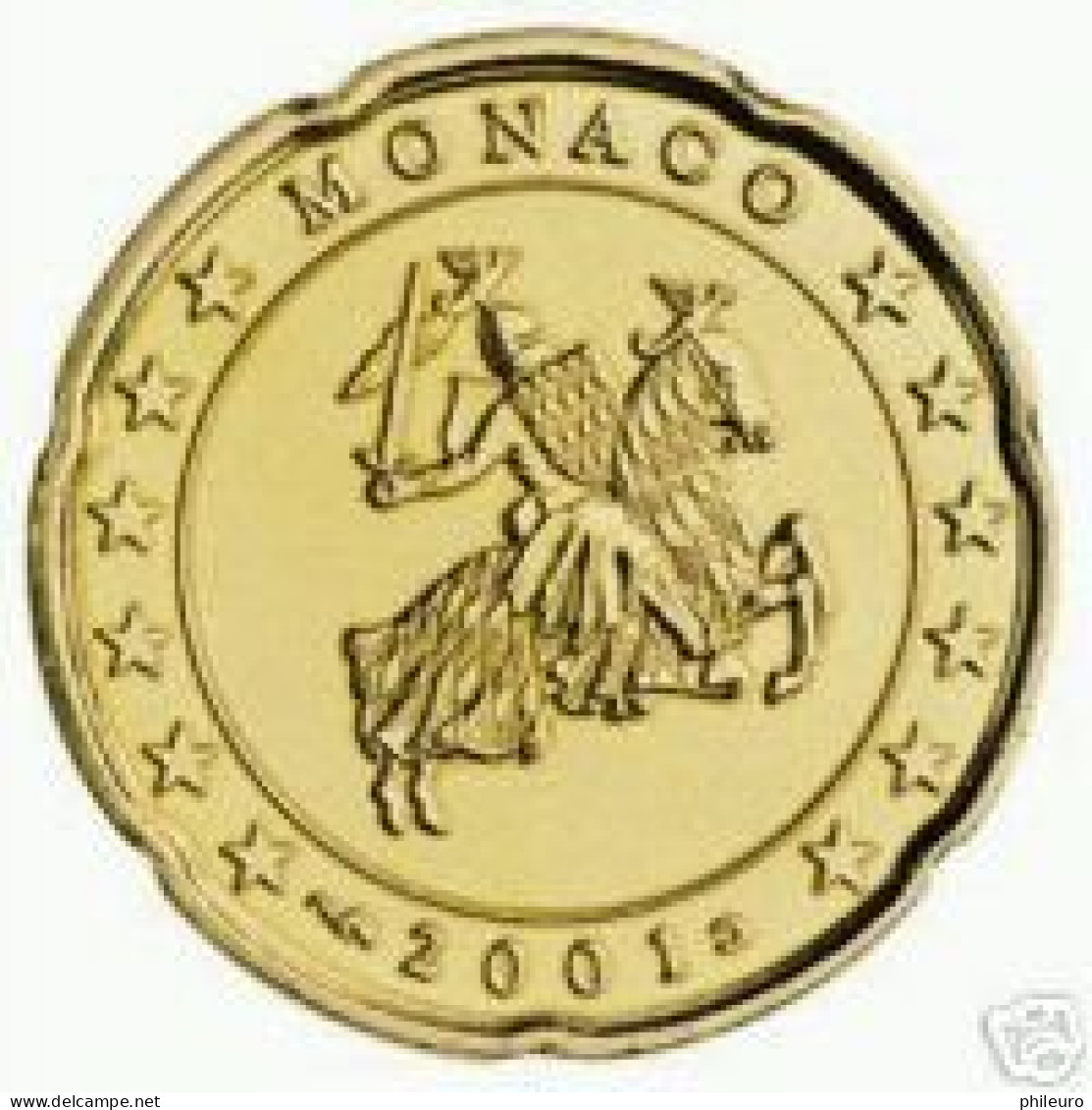 Monaco 2001 : 20 Cent (venant D'un Starterkit) - Monaco