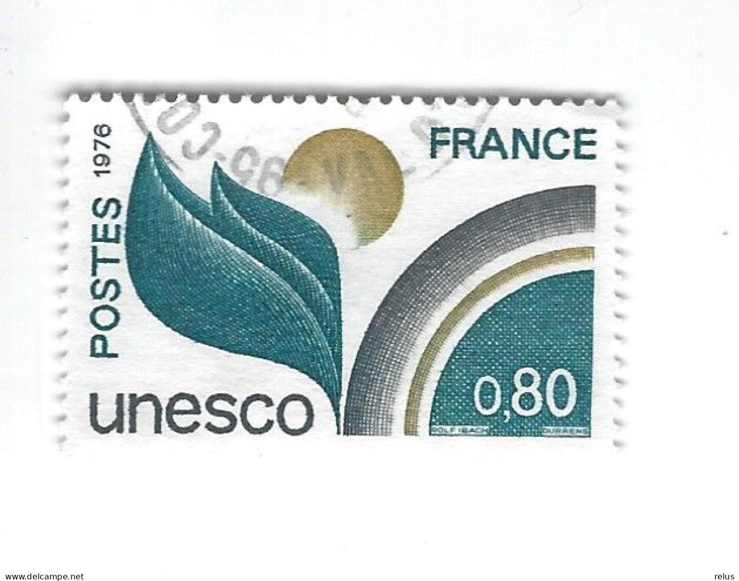 TS N° 50 UNESCO  Oblitéré 1976 - Afgestempeld