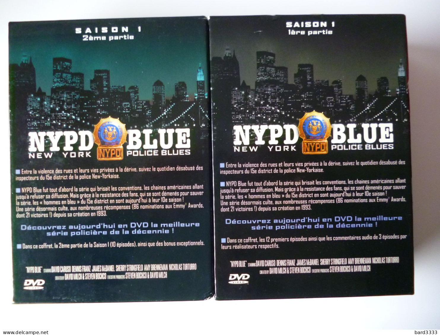 DVD Coffret NYPD BLUE Saison Une 1ère & 2ème Parties - TV-Reeksen En Programma's