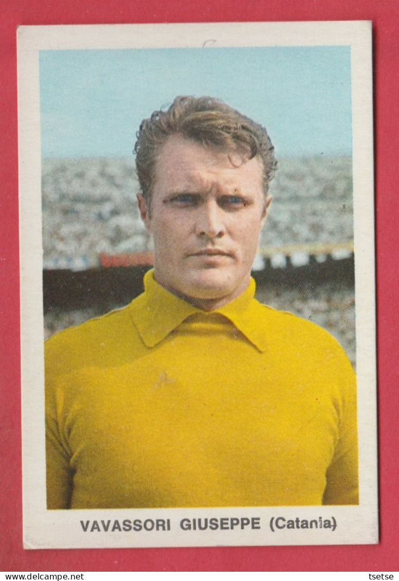 Figurina Calciatori, Anni '60 - Campionato Italiano ( Vintage ) - Vavassori Giuseppe / Catania - Trading Cards