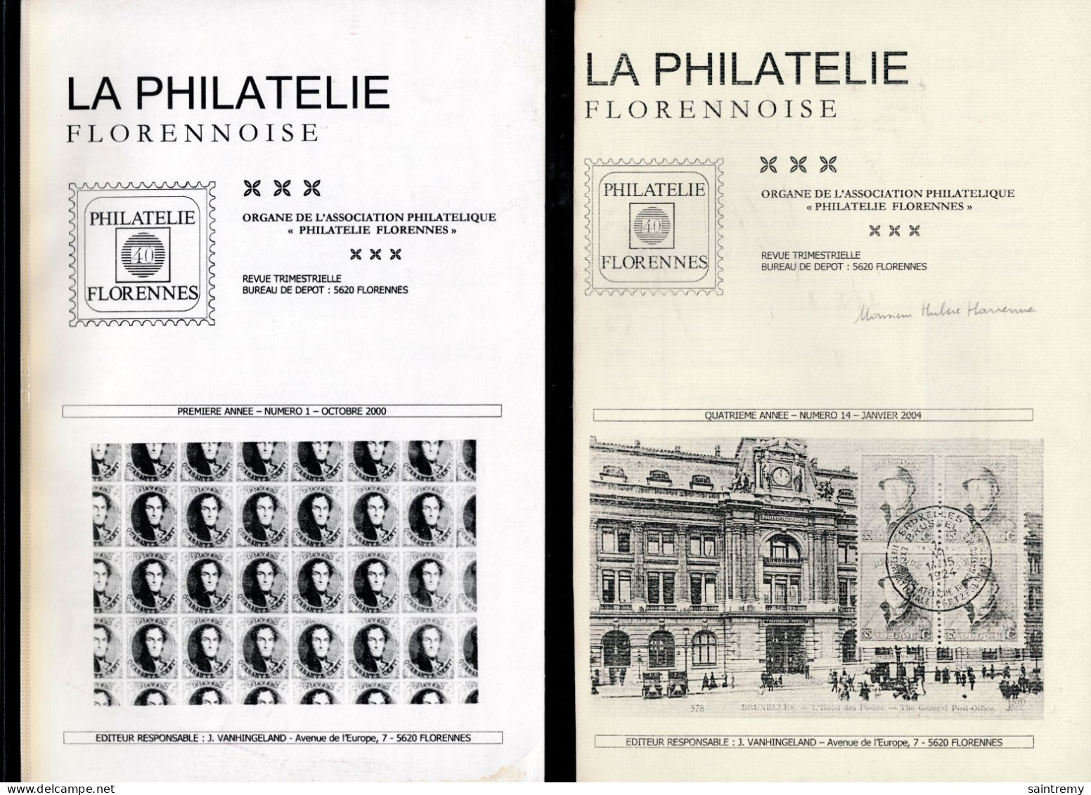 La Philatélie Florennoise Du N°1 Au N°21 Série Complète Reliée En Deux Volumes E76 - French (from 1941)