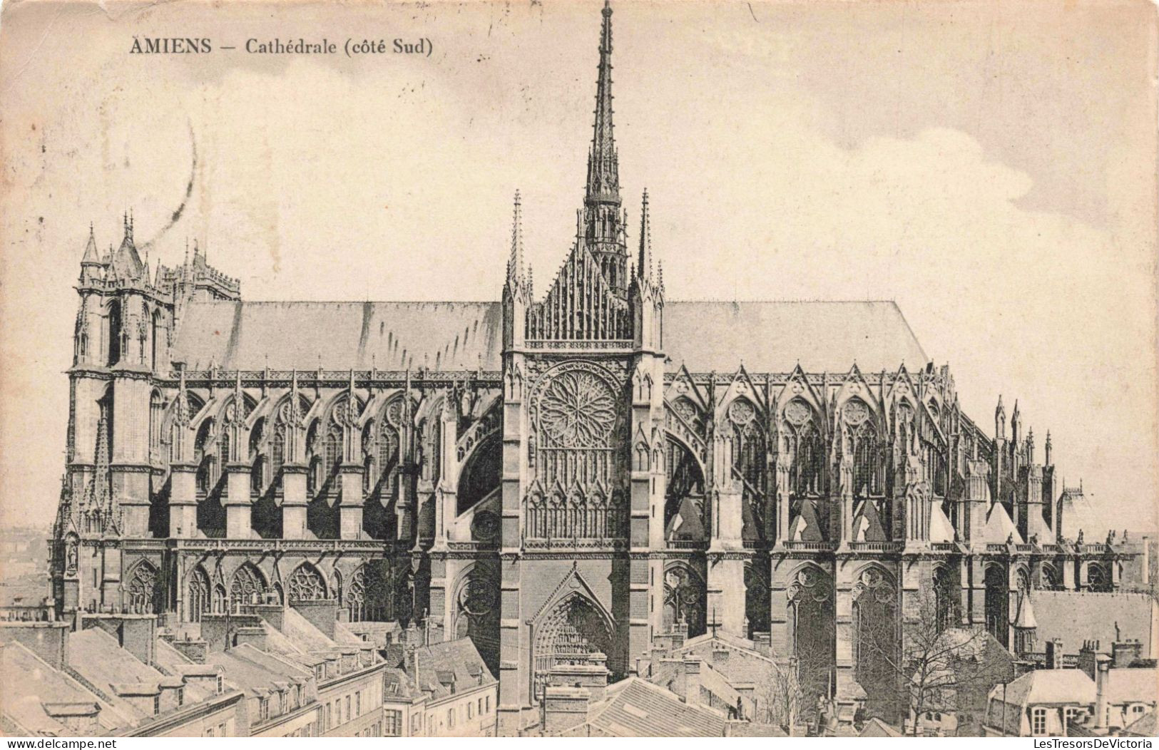 FRANCE - Amiens - Cathédrale - Carte Postale Ancienne - Amiens