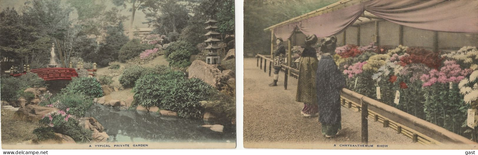 HOUSE  AND  GARDEN  IN  JAPAN      POCHETTE  DE  6 CARTES  POSTALES - Other & Unclassified