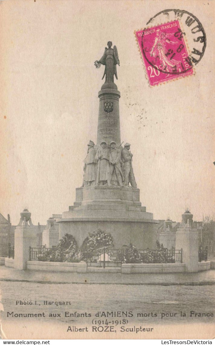 FRANCE - Amiens - Monument Aux Enfants D'Amiens Morts Pour La France - Carte Postale Ancienne - Amiens