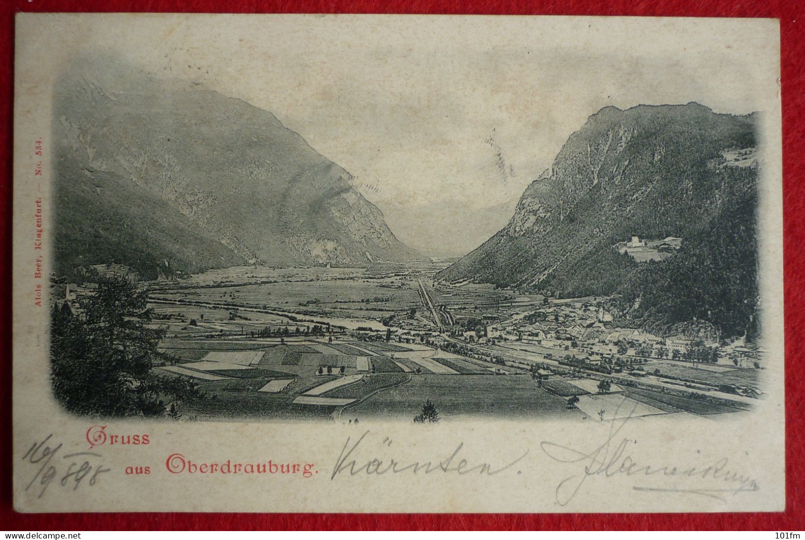 AUSTRIA - GRUSS AUS OBERDRAUBURG 1898 - Oberdrauburg