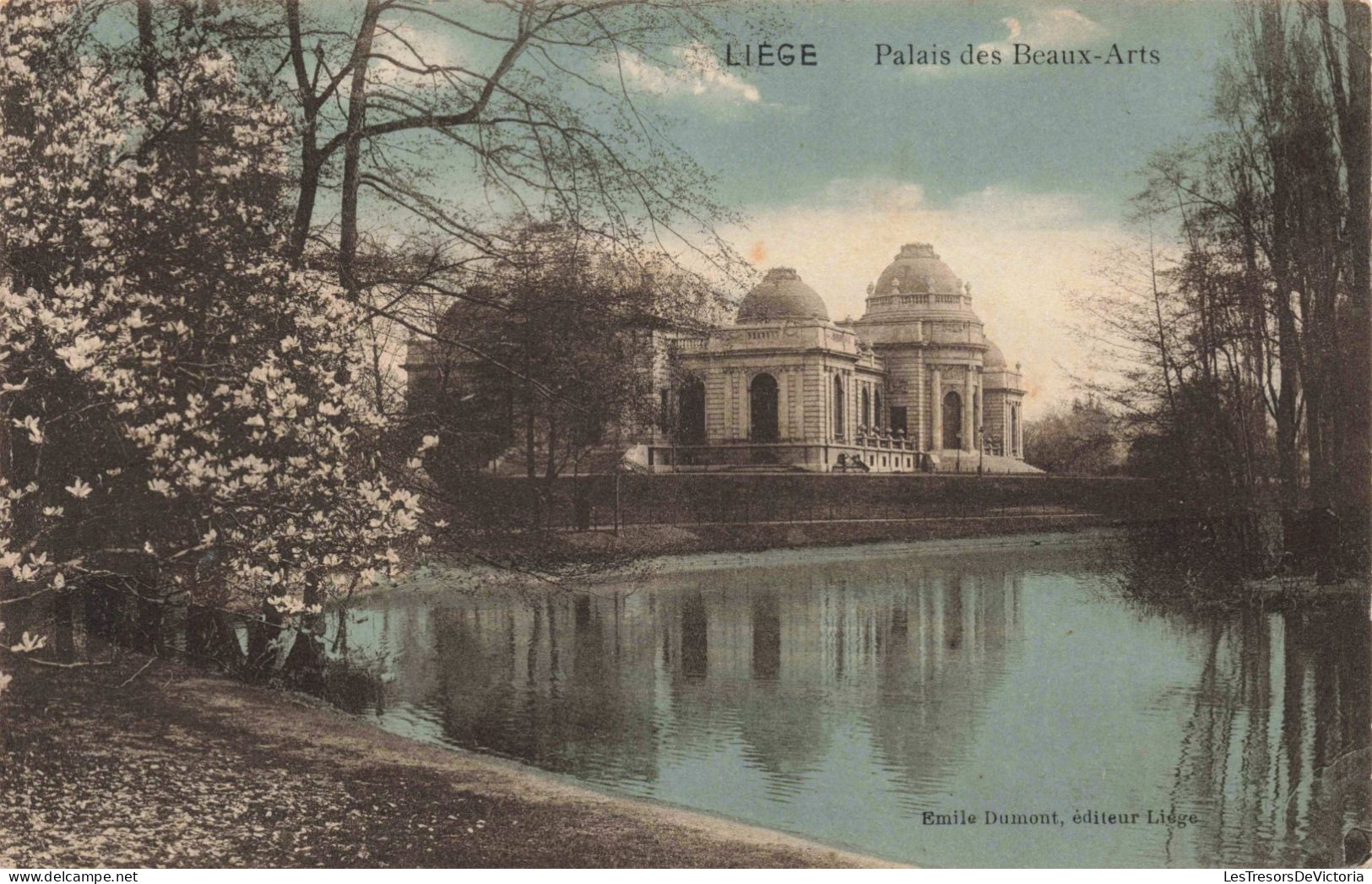 BELGIQUE - Liège - Palais Des Beaux-Arts - Colorisé - Carte Postale Ancienne - Liège