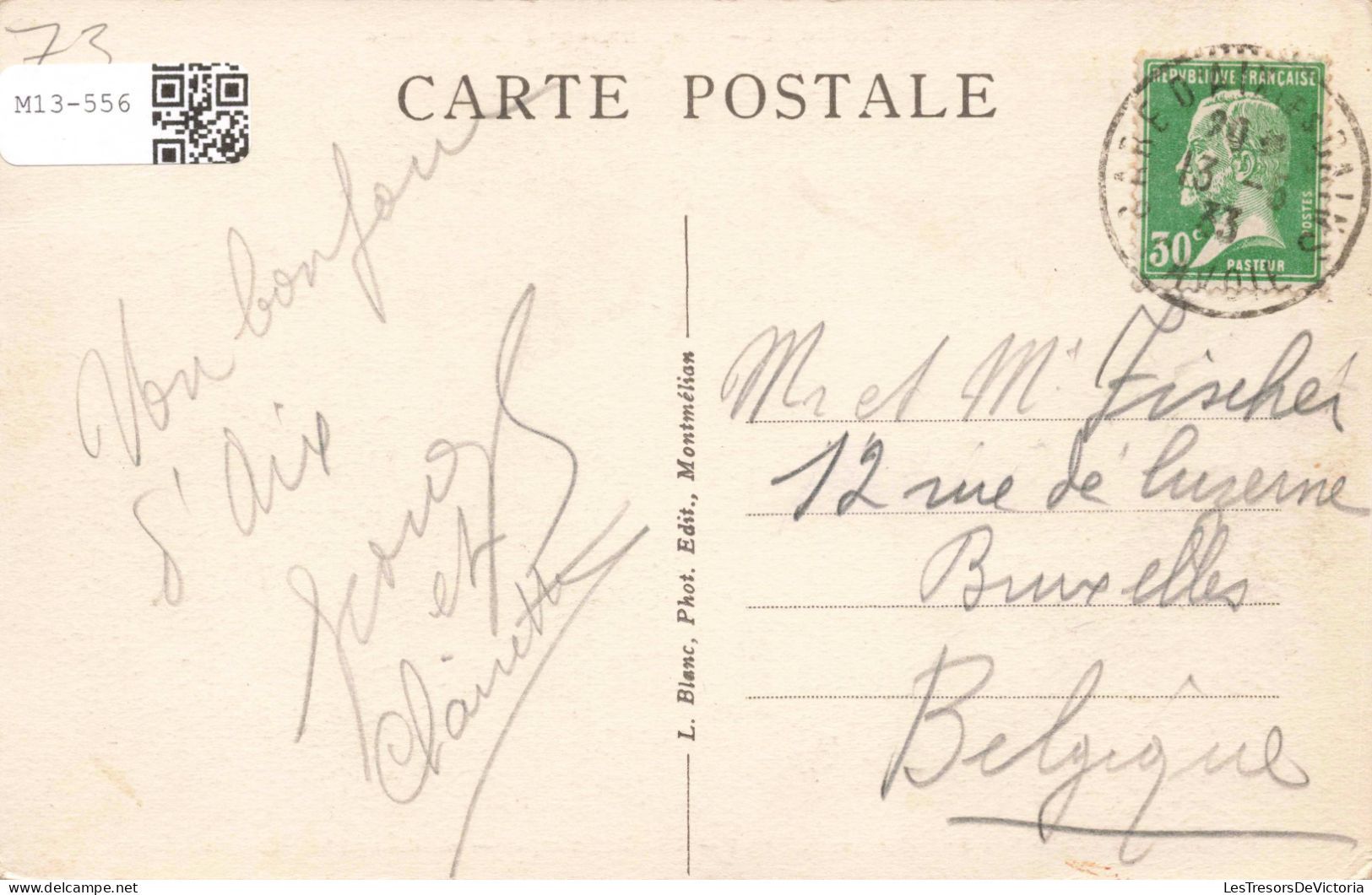 FRANCE - Aix Les Bains - Promontoire Et Château De Châtillon - Lac Du Bourget - Carte Postale Ancienne - Aix Les Bains