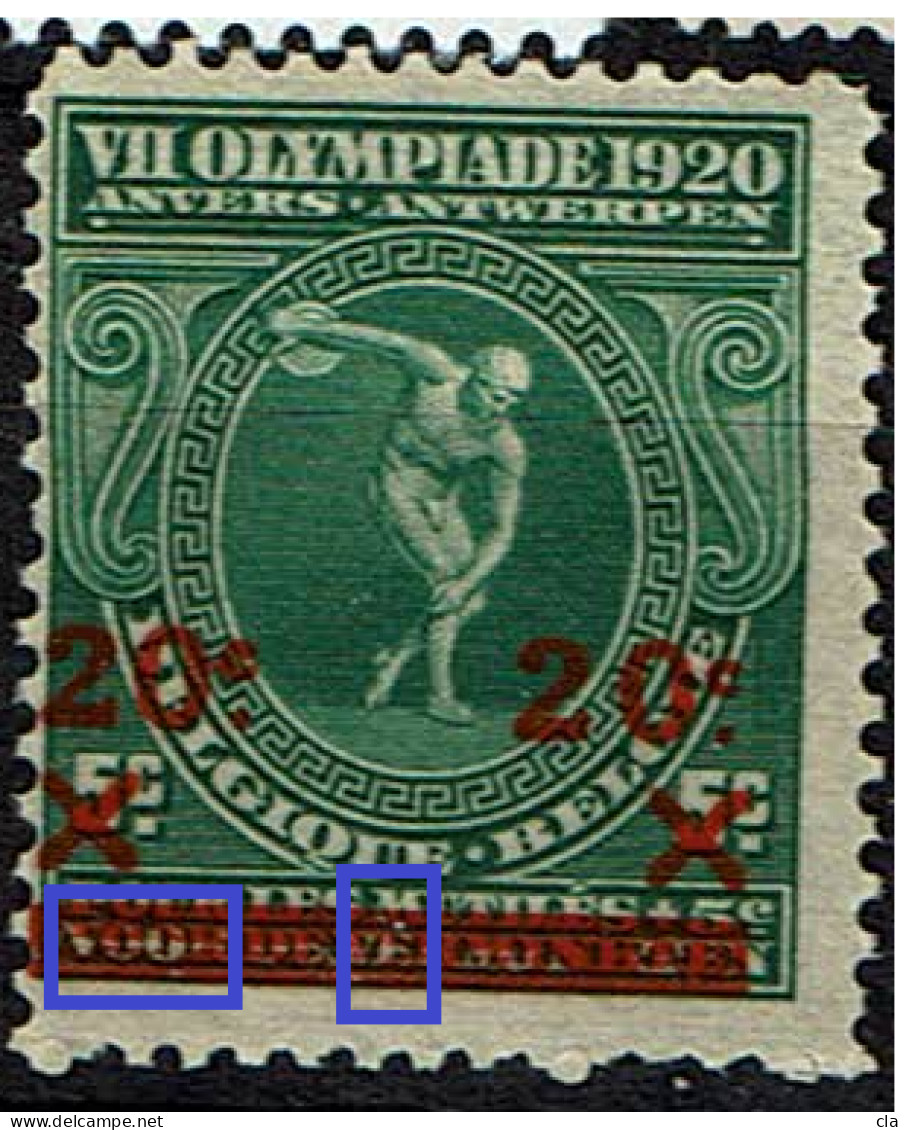 184  **  LV 3blanc Dans Barre - 1901-1930