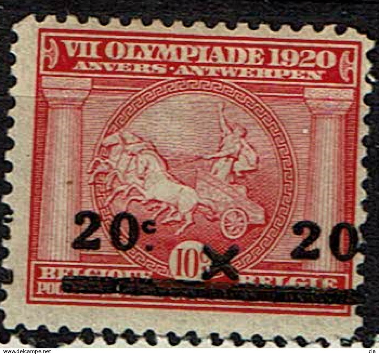 185  **  LV 2  Surcharge Déplacée - 1901-1930