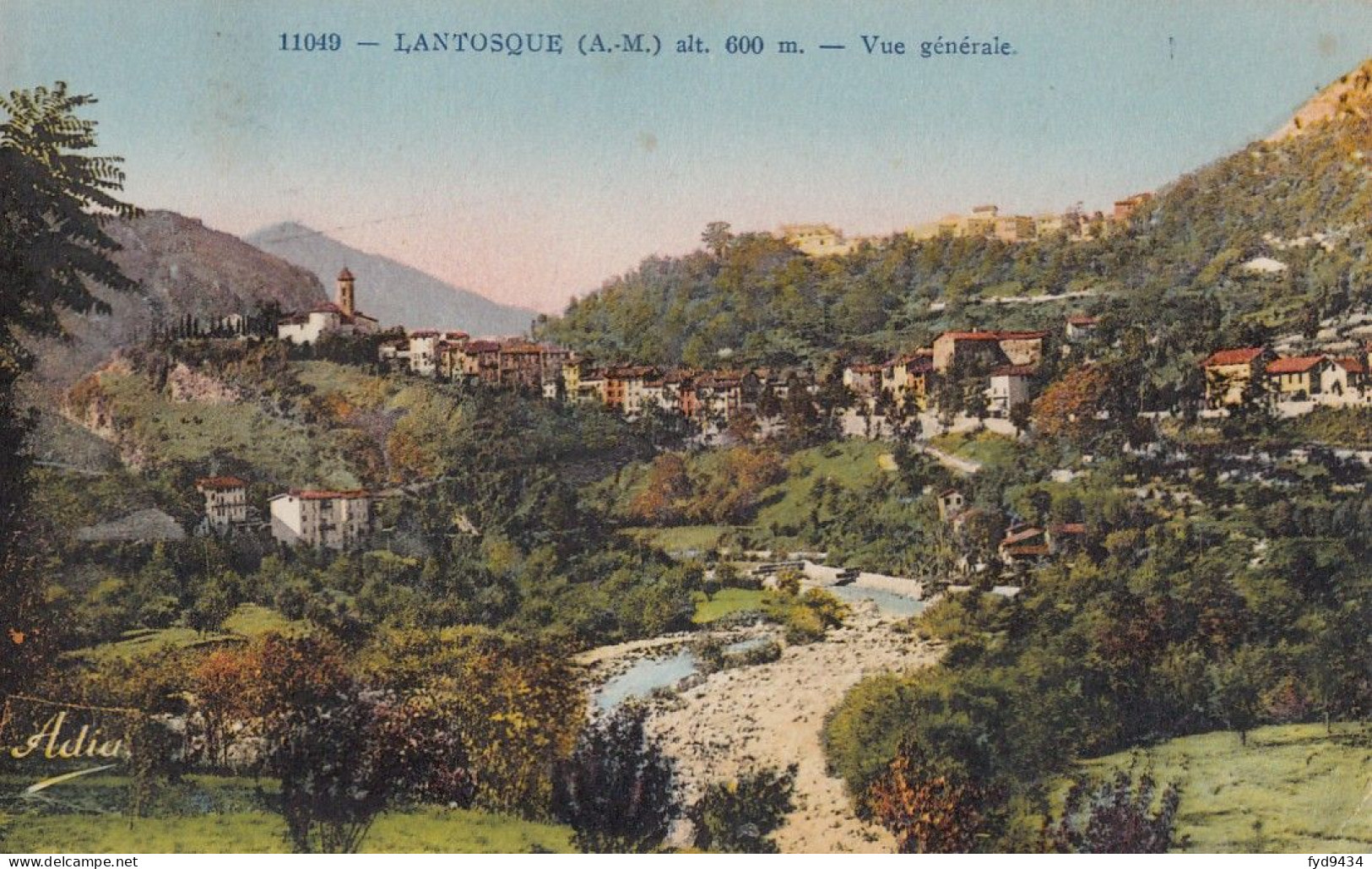 CPA - Lantosque - Vue Générale - Lantosque