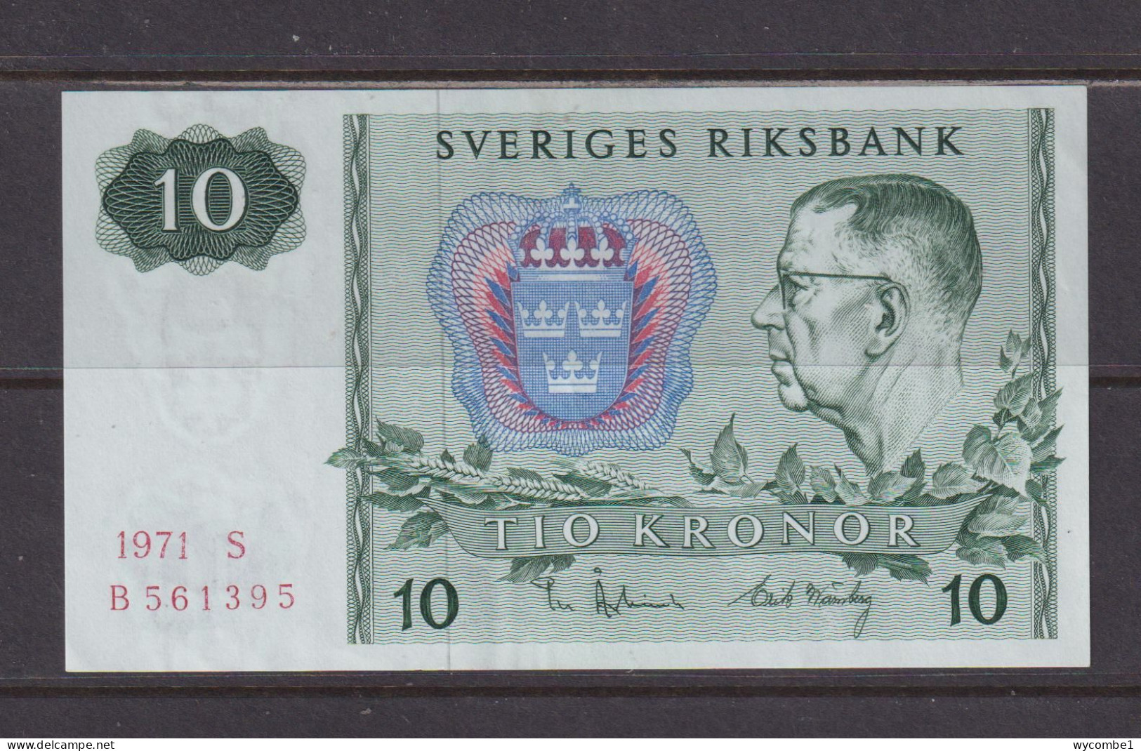 SWEDEN - 1971 10 Kronor UNC/aUNC Banknote As Scans - Sweden