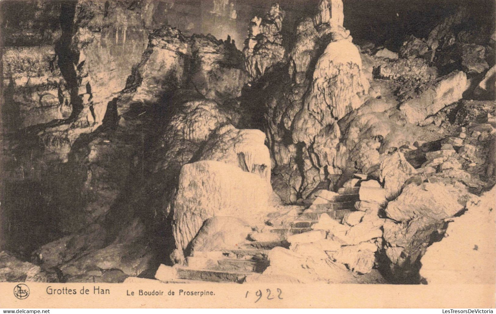 BELGIQUE - Grotte De Han - Le Boudoir De Proserphine - Carte Postale Ancienne - Rochefort