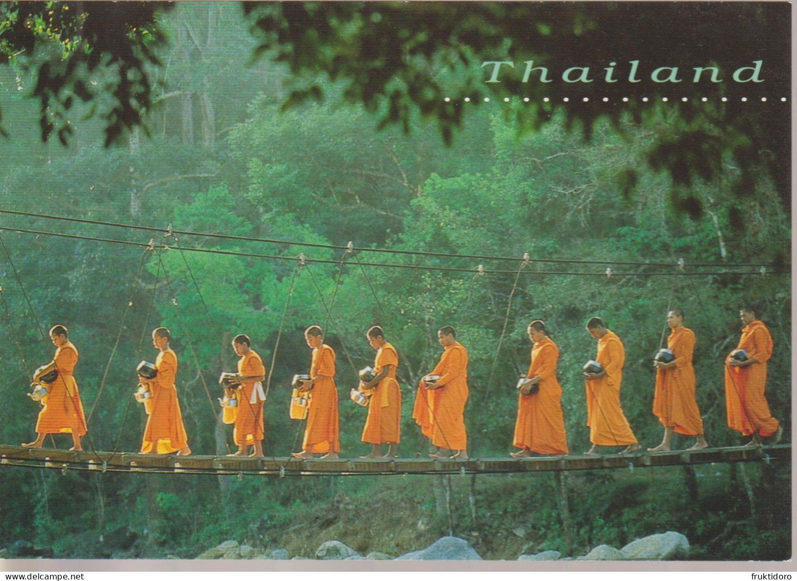 AKTH Thailand Postcards Budhist Monks - Buddhas - Phitsanulok - Sukhotai - Damnoen Saduak - Floating Market - Temples - Thaïlande