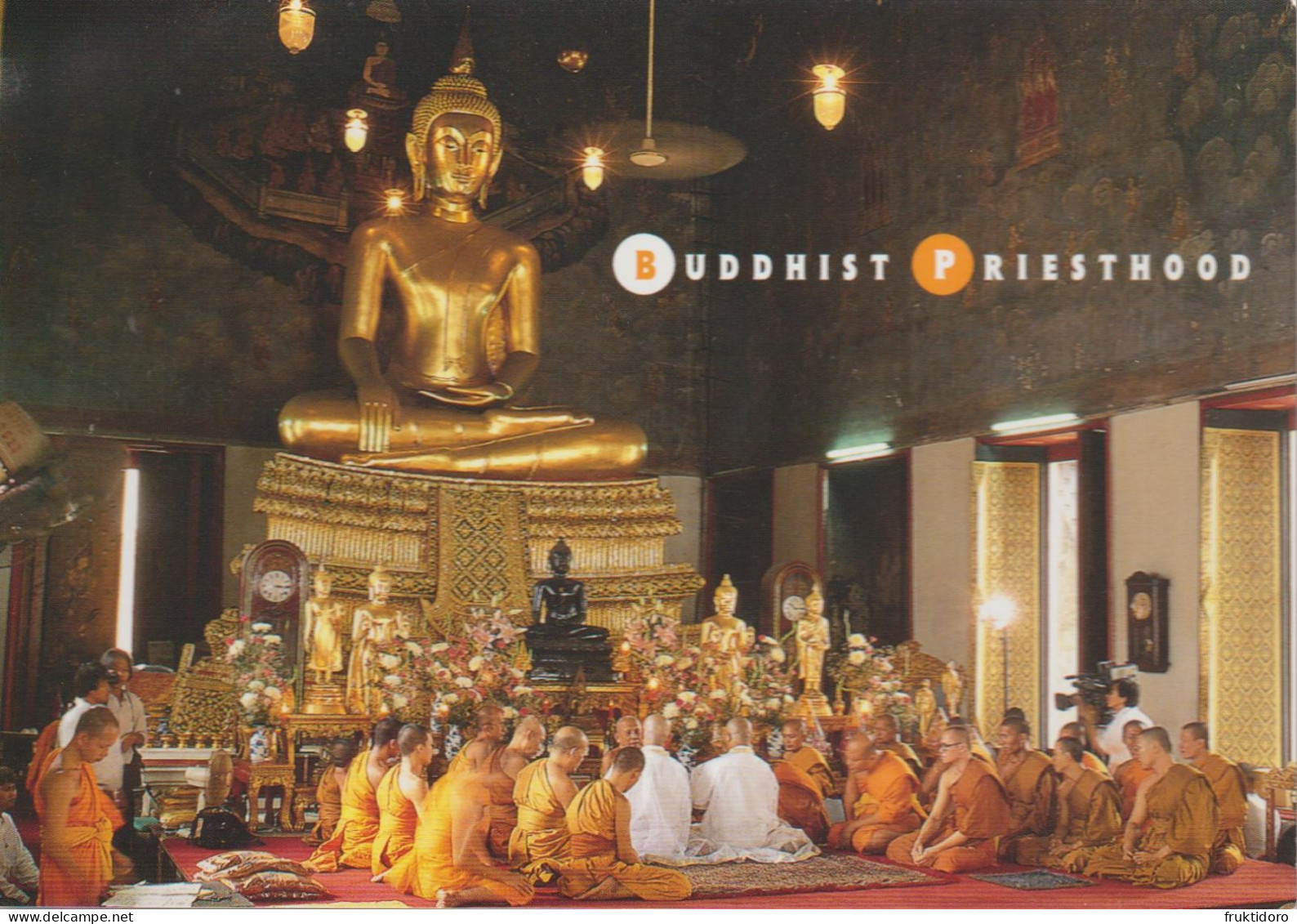 AKTH Thailand Postcards Budhist Monks - Buddhas - Phitsanulok - Sukhotai - Damnoen Saduak - Floating Market - Temples - Thaïlande