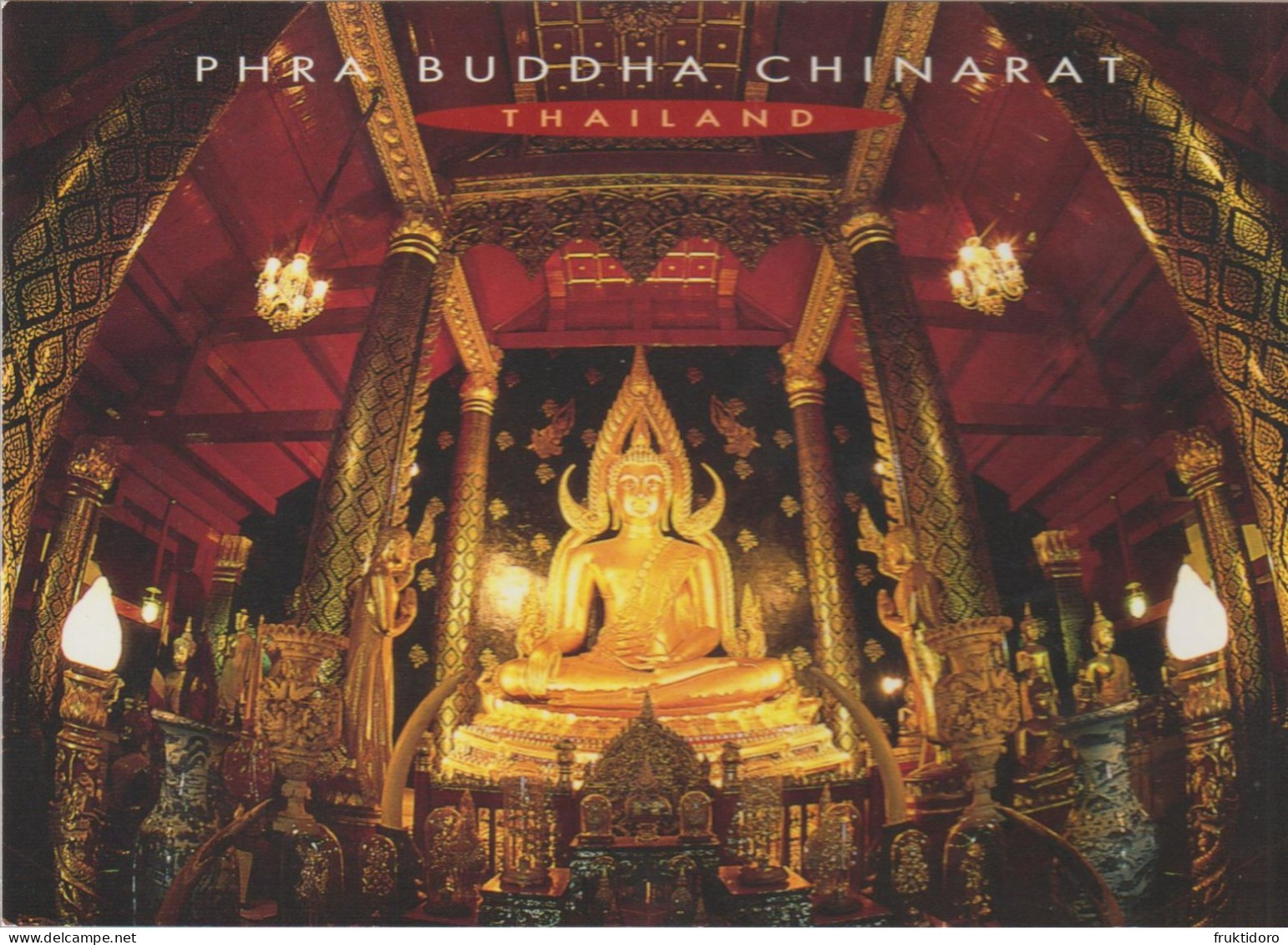 AKTH Thailand Postcards Budhist Monks - Buddhas - Phitsanulok - Sukhotai - Damnoen Saduak - Floating Market - Temples