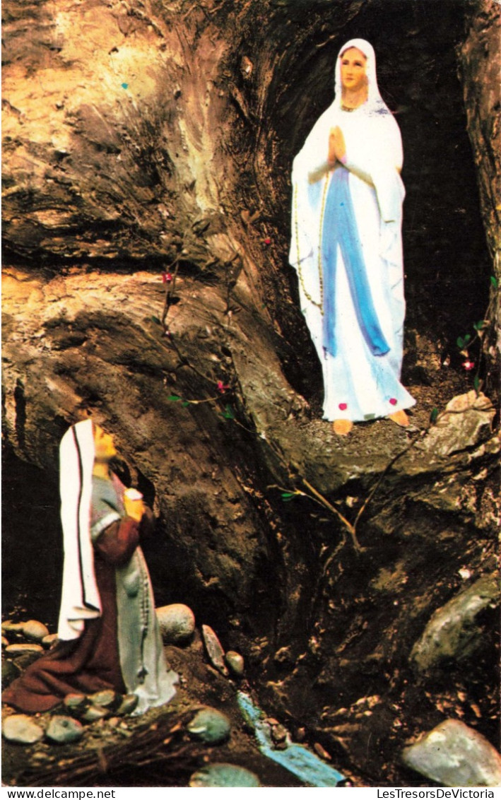 FRANCE - Lourdes - Apparition De La Sainte Vierge à Bernadette Soubirous - Colorisé - Carte Postale Ancienne - Lourdes