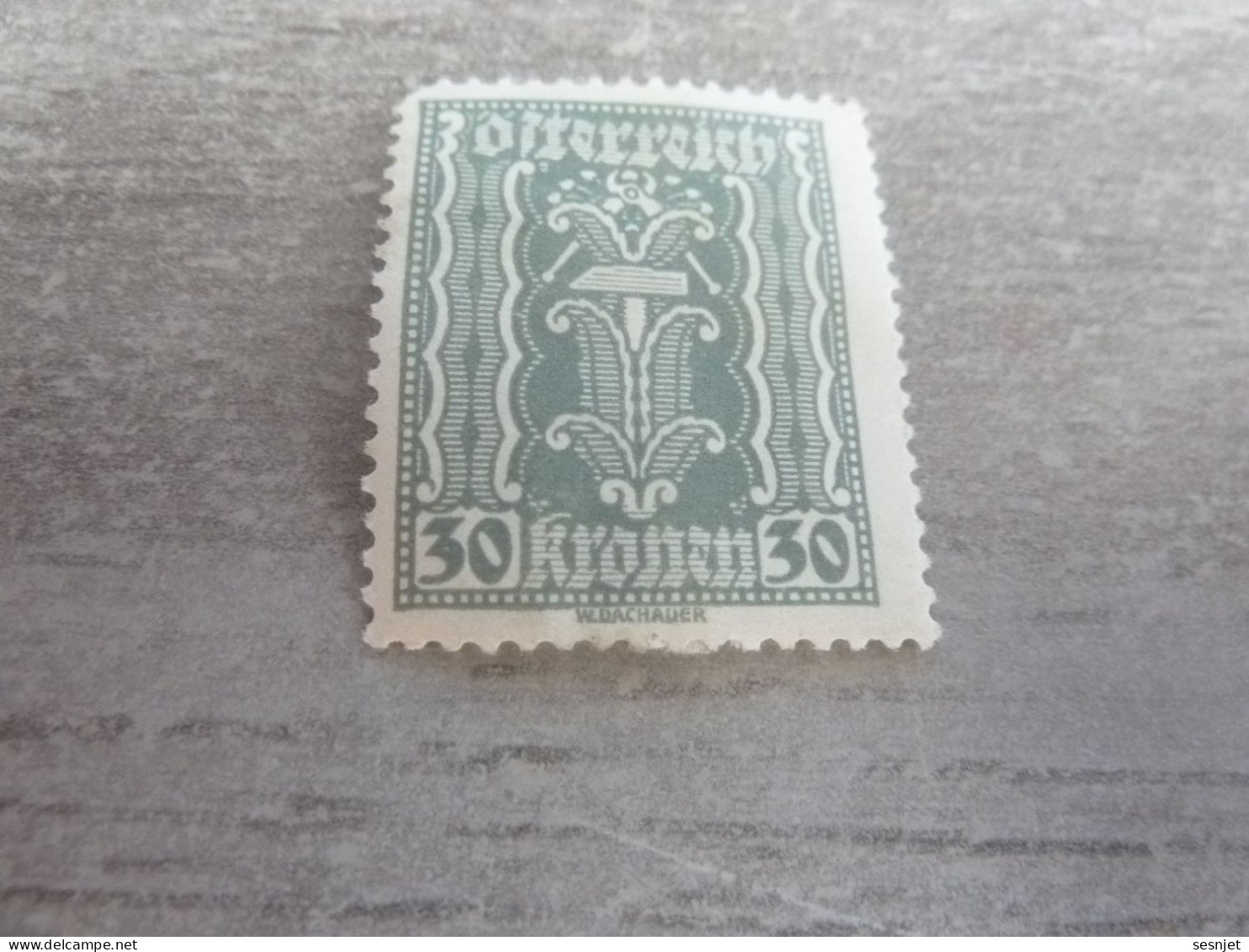 Osterreich - Symbole - Val 30 Kronen - Gris Clair - Neuf Avec Charnière - Année 1918 - - Revenue Stamps