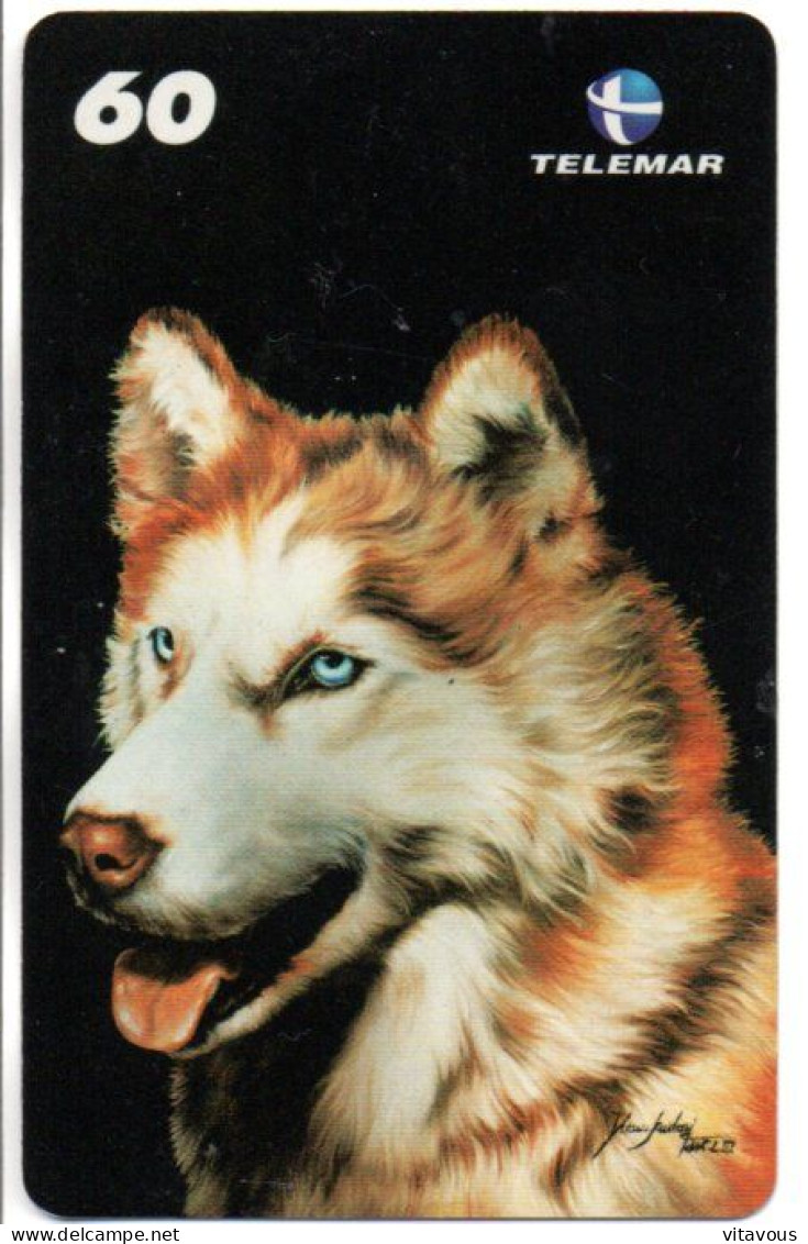 Chien Husky Sibérie  Dog  Télécarte Brésil Phonecard ( 1158) - Brasilien