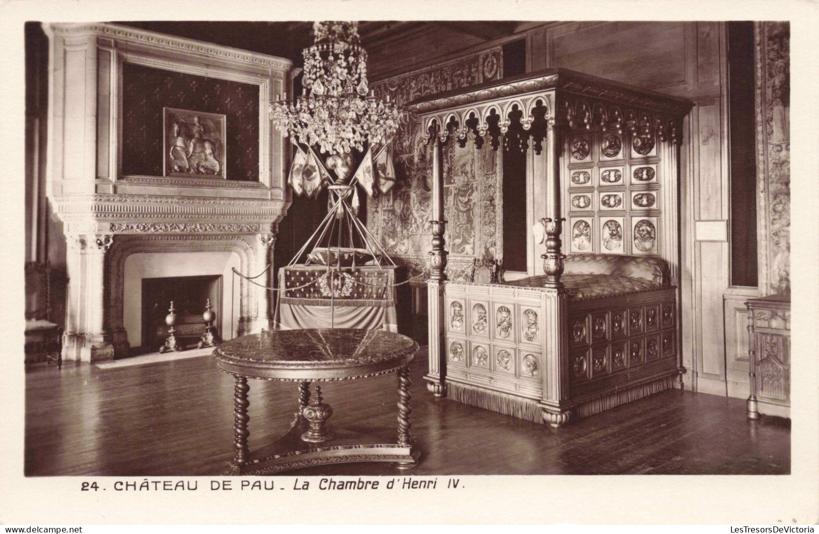 FRANCE - Pau - Château De Pau - La Chambre D'Henri IV - Carte Postale Ancienne - Pau