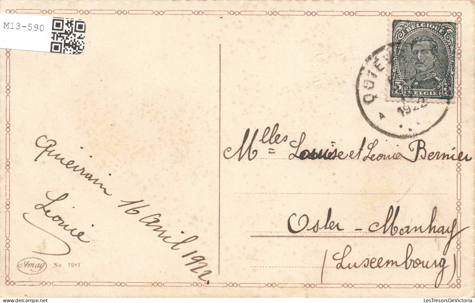 FÊTES ET VOEUX - Pâques - Un Coq Et Des Poussins - Colorisé - Carte Postale Ancienne - Pâques
