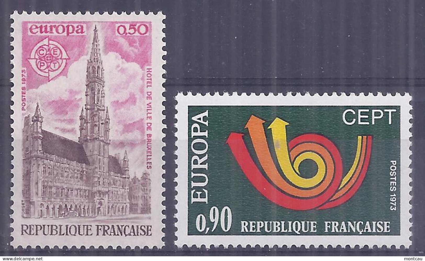 Francia 1973. Europa YT = 1752-53 (**) - 1973