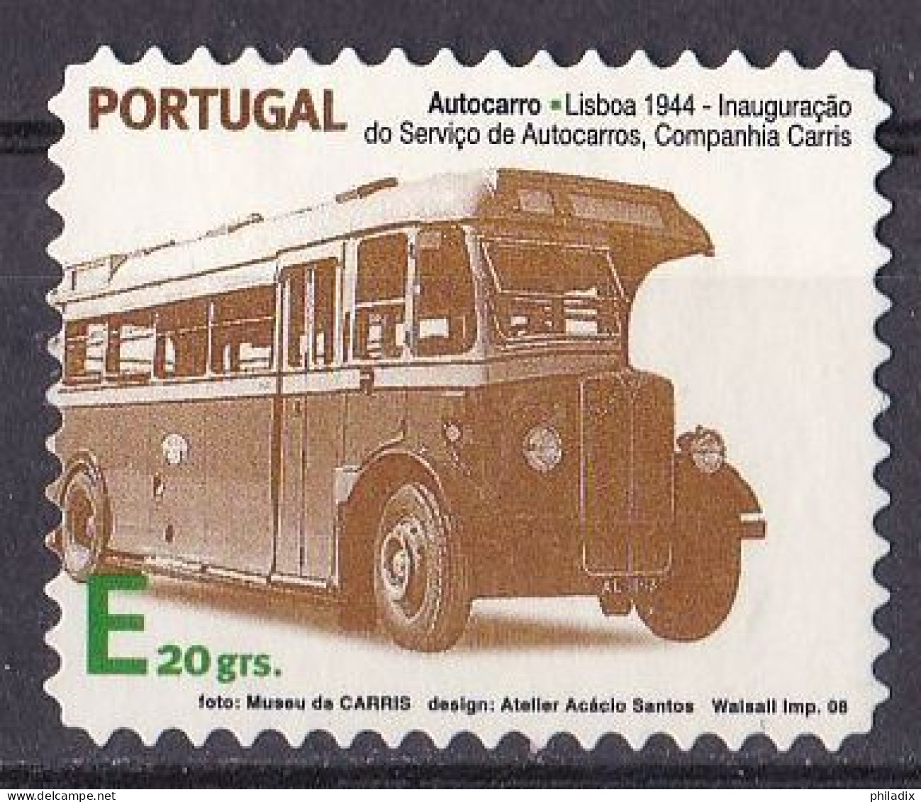 Portugal Marke Von 2008 O/used (A3-40) - Oblitérés