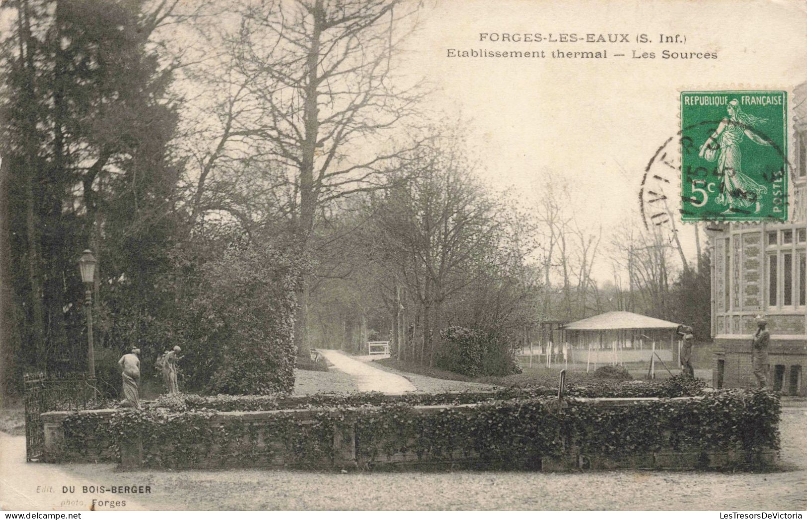 FRANCE - Forges Les Eaux - Etablissement Thermal - Les Sources  - Carte Postale Ancienne - Forges Les Eaux