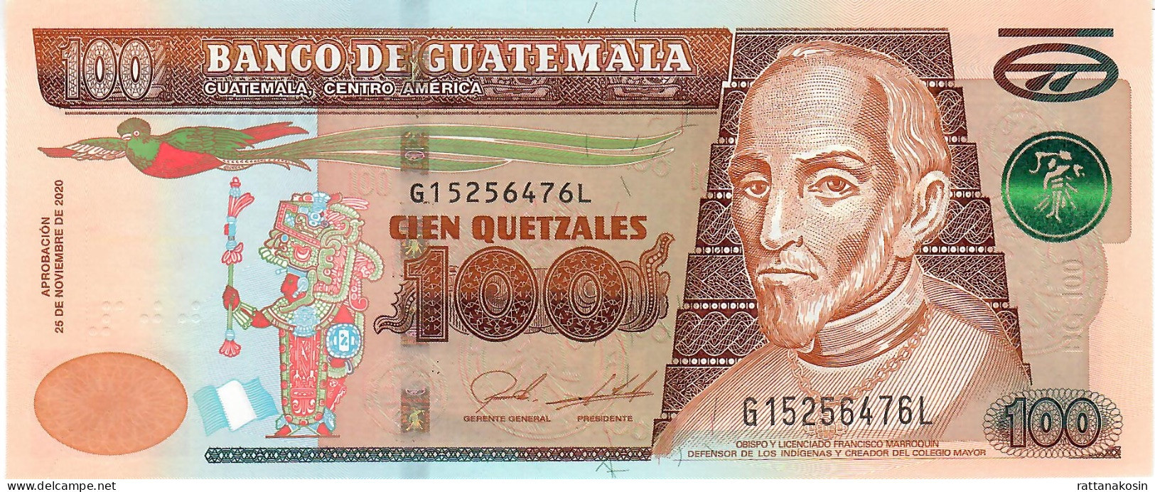 GUATEMALA P126m 100 Quetzal 25.11.2020 #G/L UNC. - Guatemala