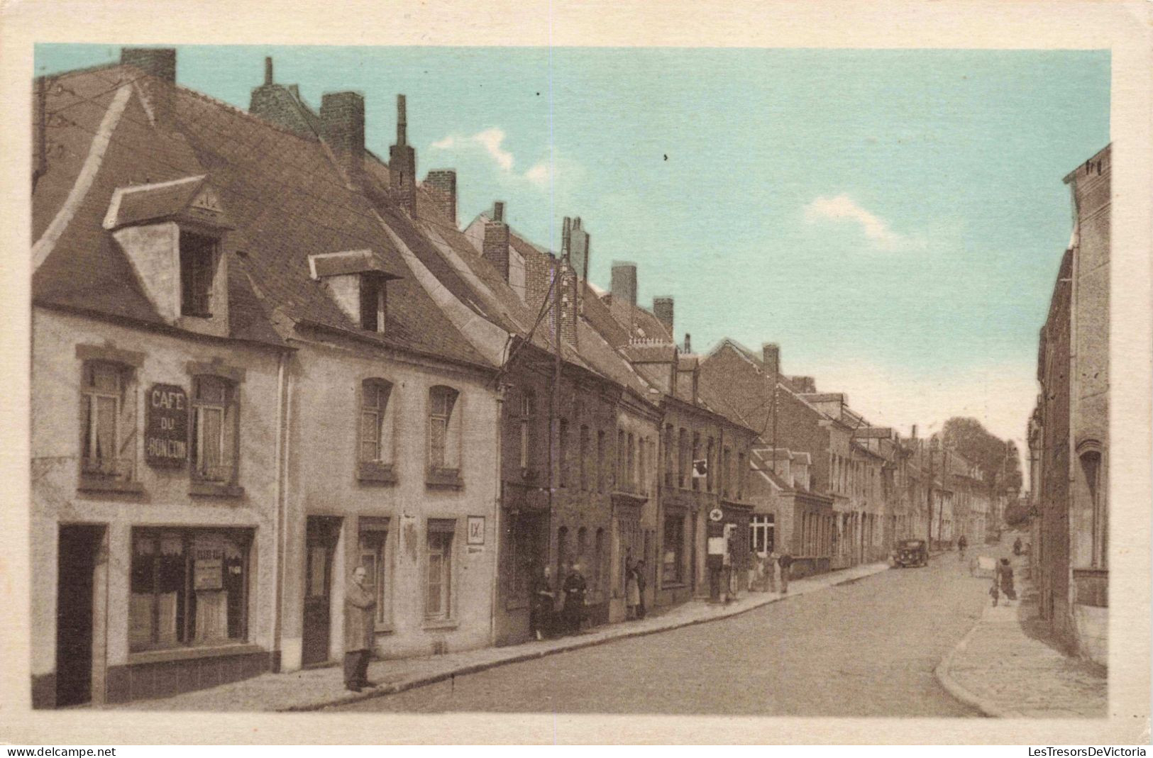 FRANCE - Solre Le Château - Rue De Beaurieux - Colorisé - Carte Postale Ancienne - Solre Le Chateau