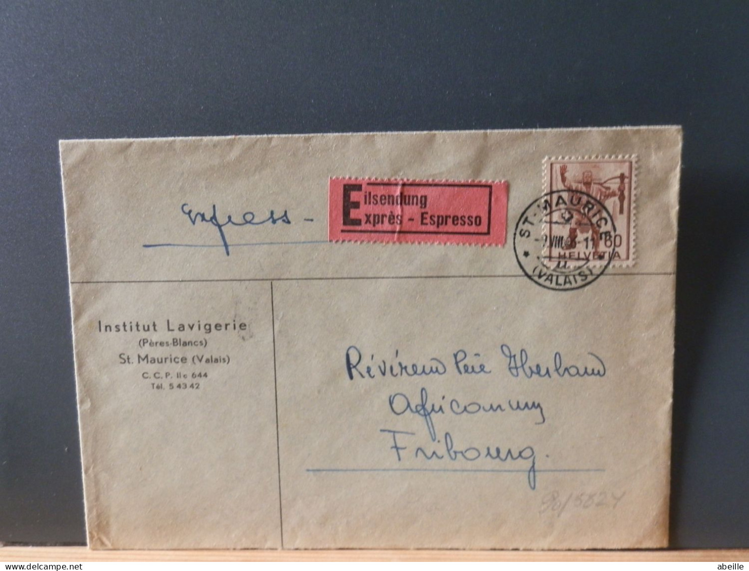 90/582Y LETTRE SUISSE EXPRES - Boogschieten