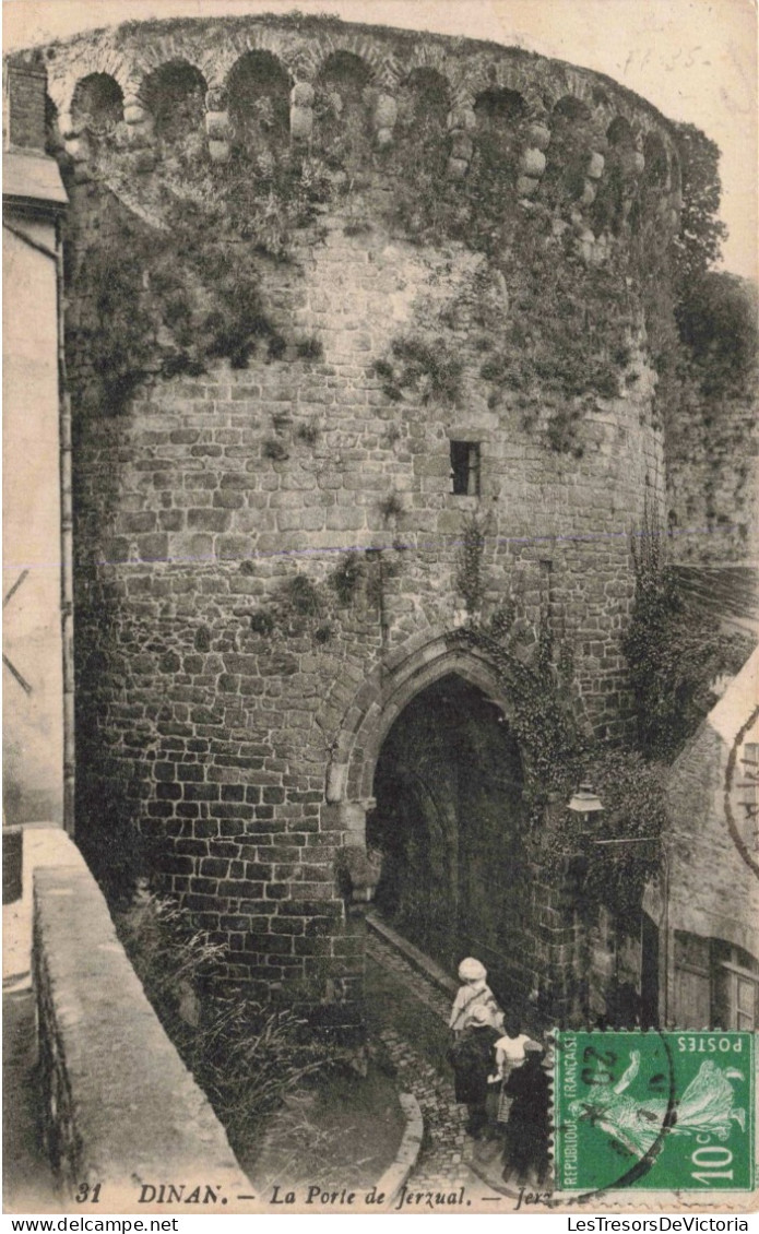 FRANCE - Dinan - La Porte De Jerzual  - Carte Postale Ancienne - Dinan