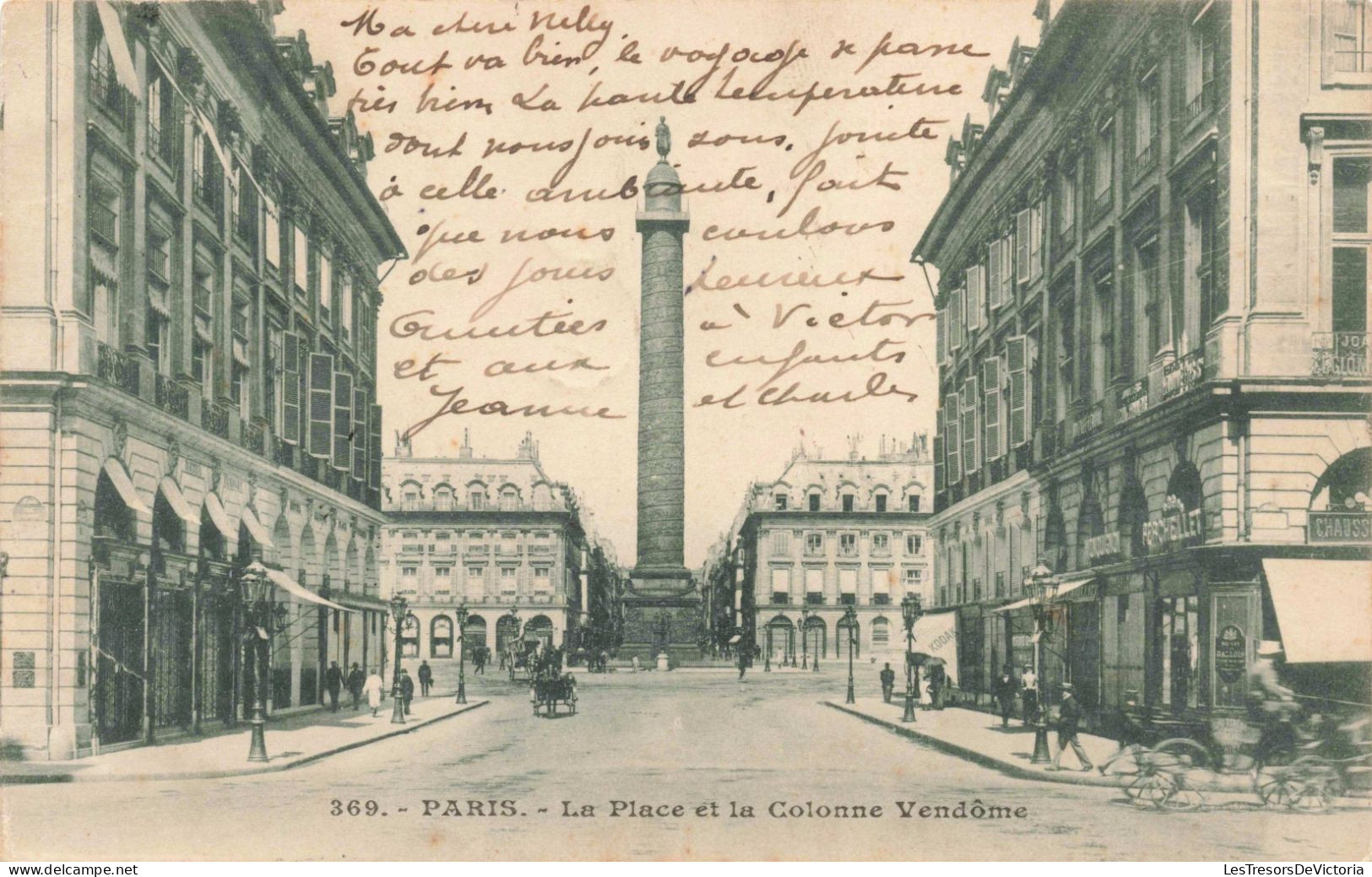 FRANCE - Paris - La Place Et La Colonne Vendôme - Carte Postale Ancienne - Plätze