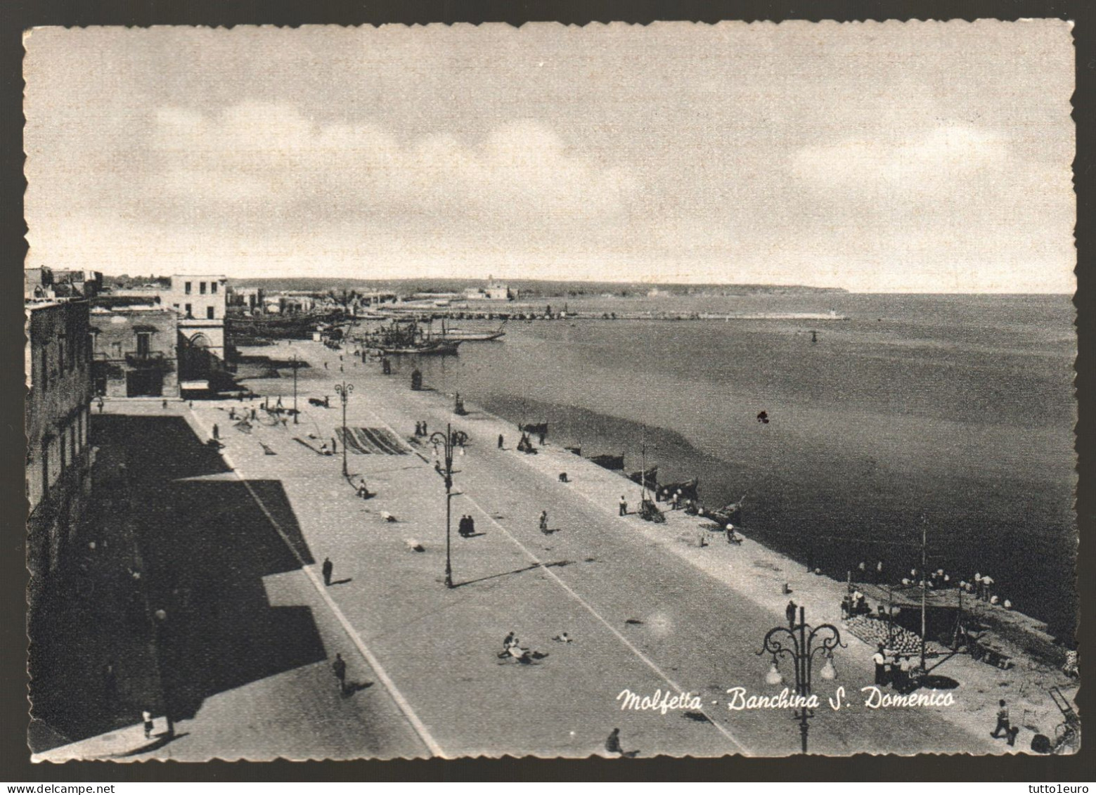 MOLFETTA - BARI - ANNI 50 - BANCHINA S.DOMENICO - Molfetta