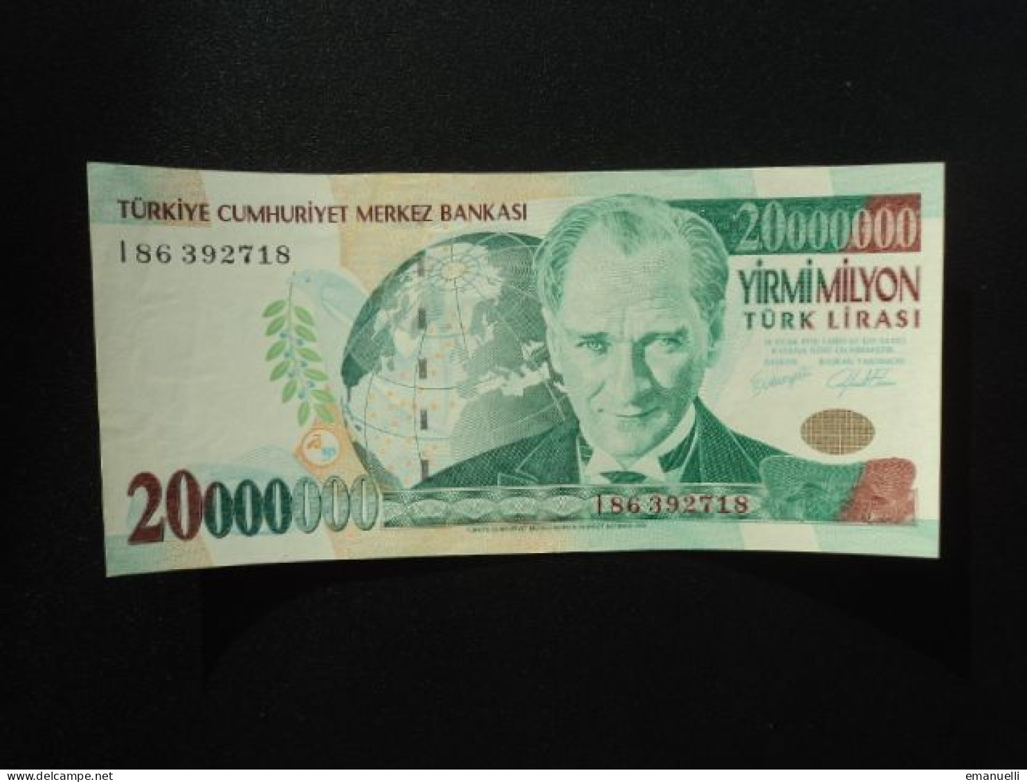 RÉPUBLIQUE DE TURQUIE * : 20 000 000 LIRA   L.1970 (2000)  P 215     SUP à SUP+ - Turkey