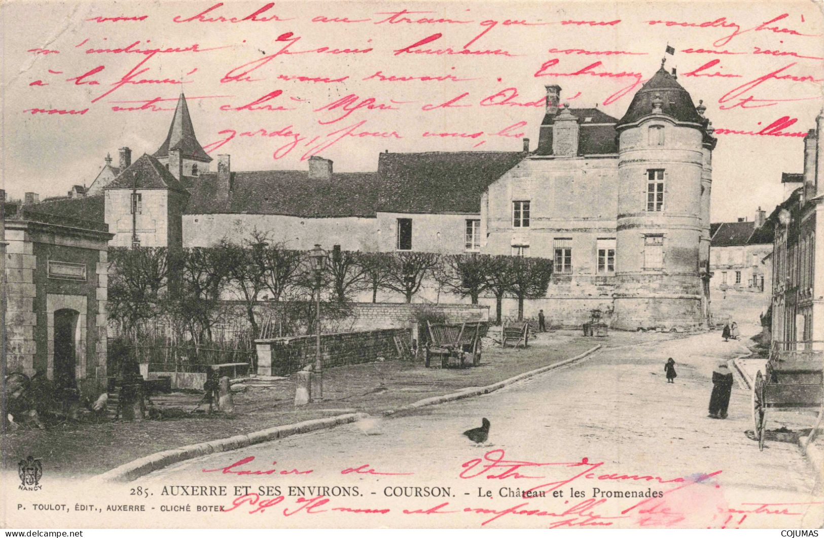 89 - COURSON _S22789_ Auxerre Et Ses Environs - Le Château Et Les Promenades - Courson-les-Carrières