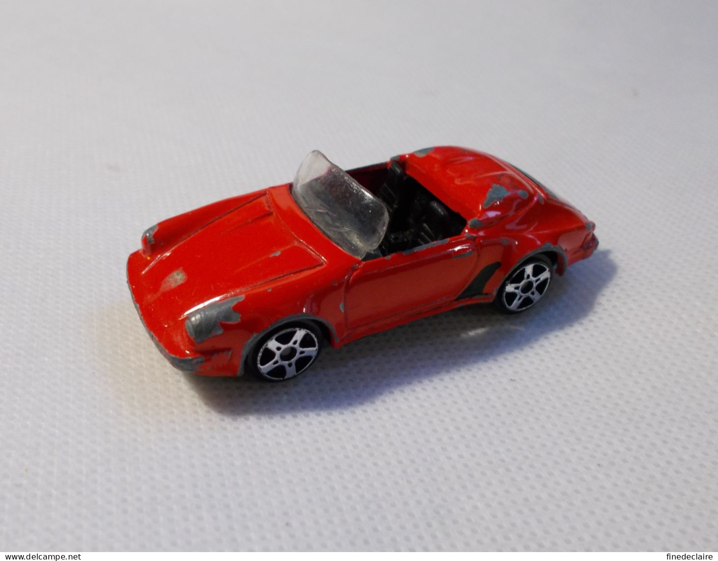 Voiture - Porsche 911 Speedster - N° 11028 - Maisto - Rouge - 75 Mm - Andere & Zonder Classificatie