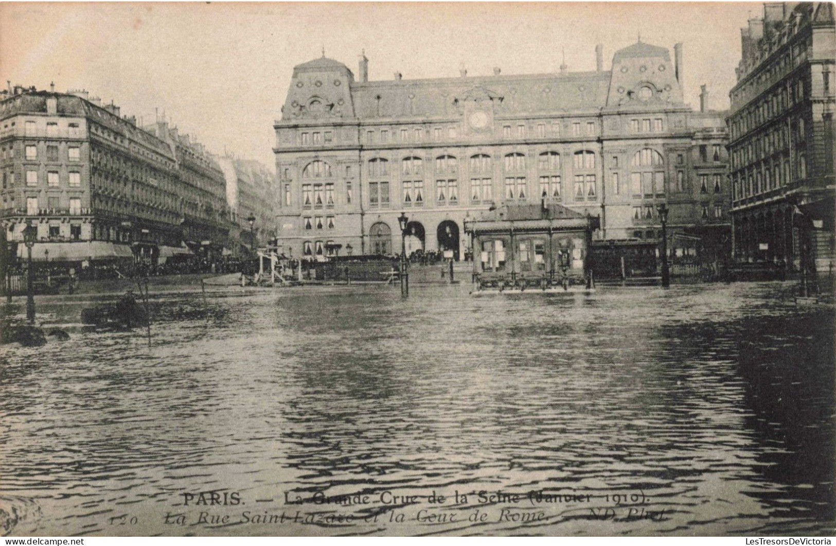 FRANCE - Paris - La Grande Crue De La Seine - Carte Postale Ancienne - Paris Flood, 1910