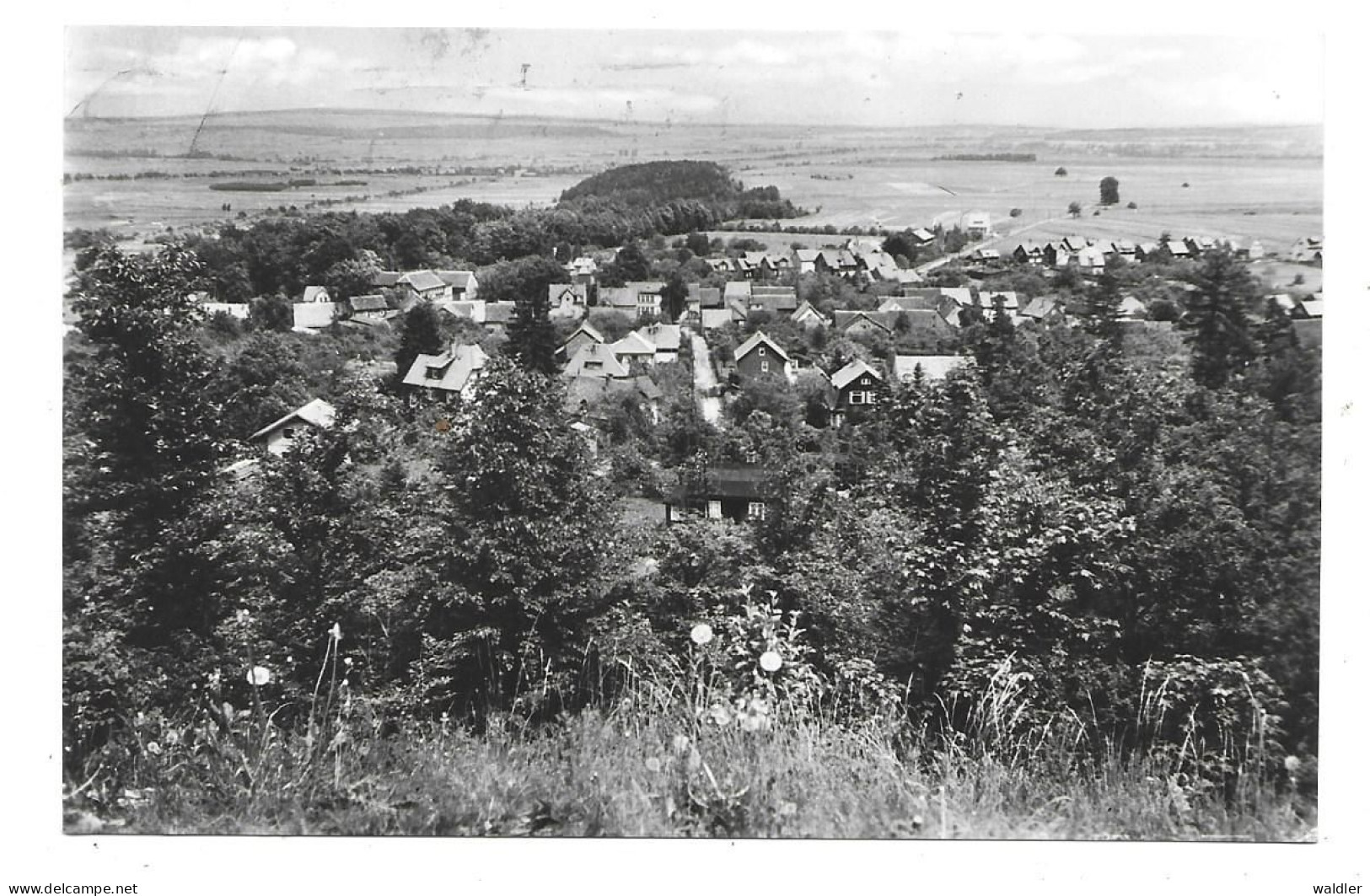 5812 WALTERSHAUSEN - SCHNEPFENTHAL  -  BLICK VOM HERMANNSTEIN  1968 - Waltershausen