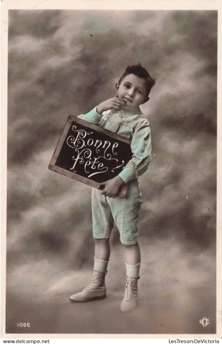 ENFANT - Portrait - Bonne Fête - Carte Postale Ancienne - Abbildungen